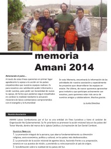 Memoria 2014